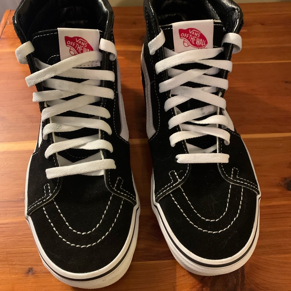 Vans black high tops